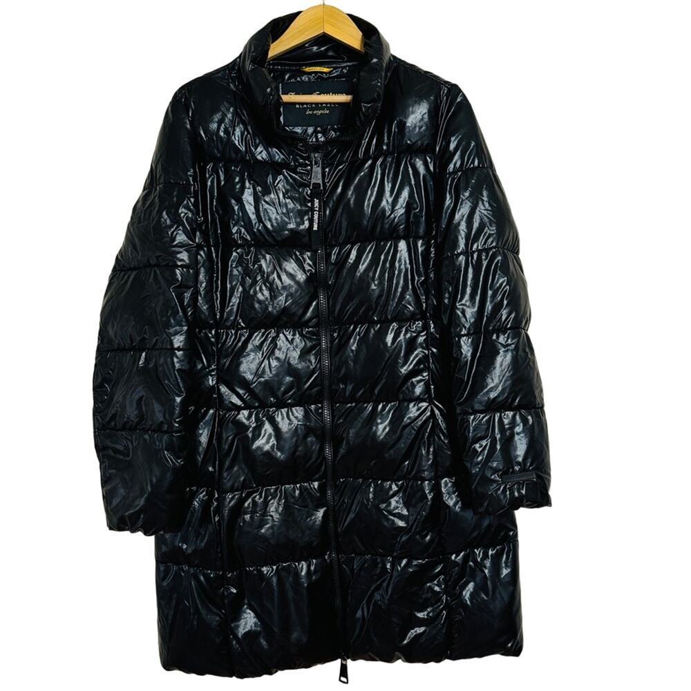 Juicy Couture Black Label Ladies Down Puffer Coat Size XL